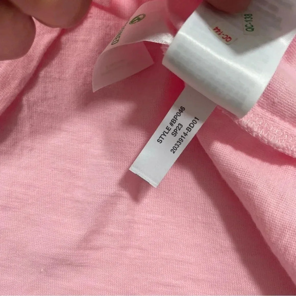 J Crew Organic Slub Cotton Muscle T Shirt Pink - Picture 4 of 8